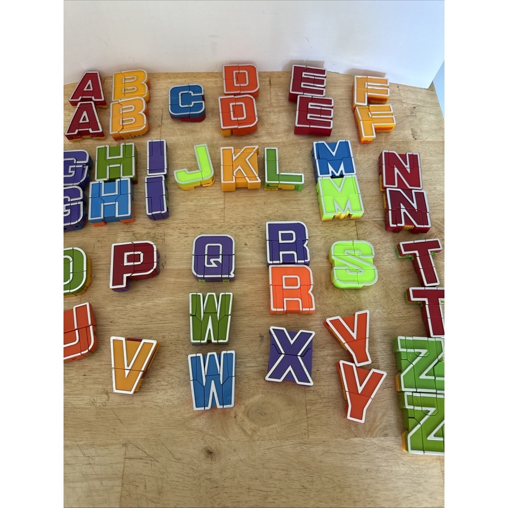 Alpha Bots Complete Set of 26 Transforming Robots Alphabet Letters Lakeshore